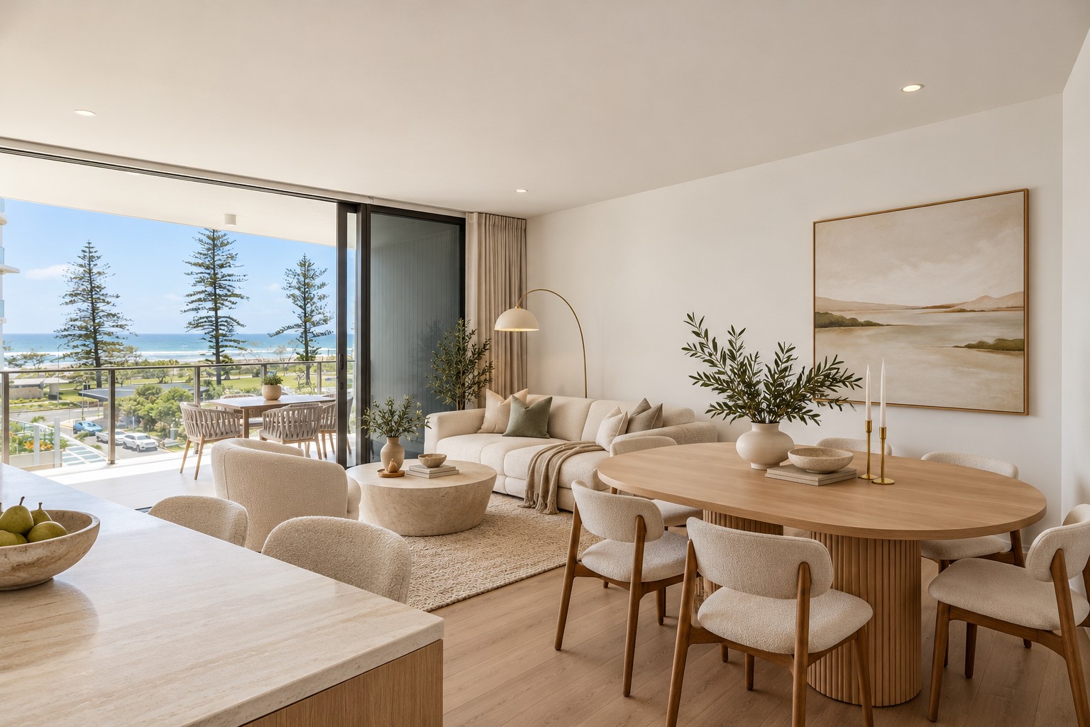 Idyllic Coastal Lounging Area