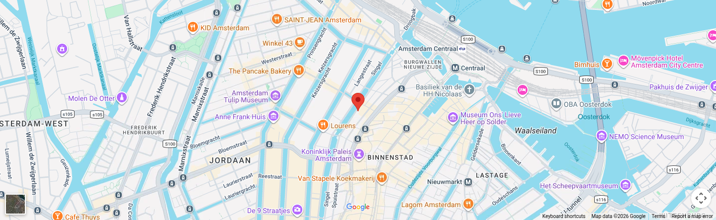Original contact location map